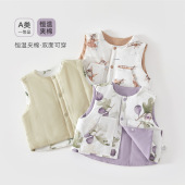 婴儿马甲春秋冬外穿保暖儿童马夹纯棉男宝宝坎肩夹棉新生儿背心女