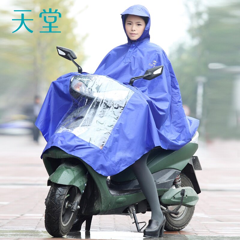 天堂雨衣电动车长款加大全身图片