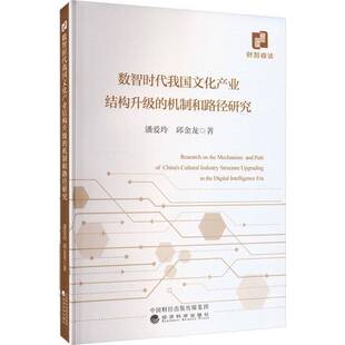 RT69包邮 数智时代我国文化产业结构升级的机制和路径研究经济科学出版社文化图书书籍