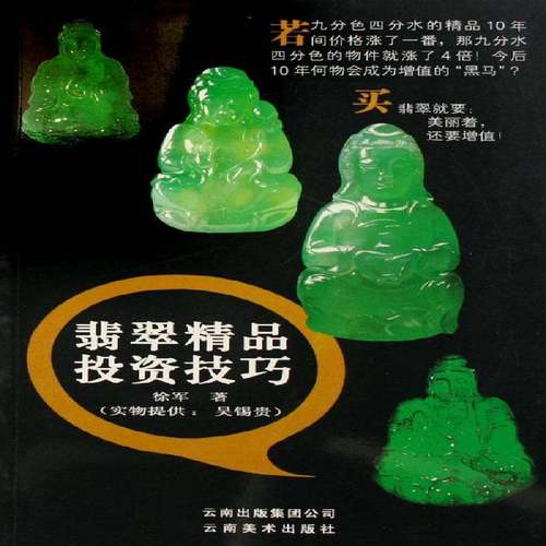 RT69包邮 翡翠精品投资技巧云南社艺术图书书籍