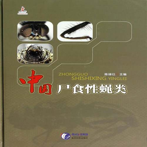 RT69包邮 中国尸食性蝇类贵州科技出版社自然科学图书书籍