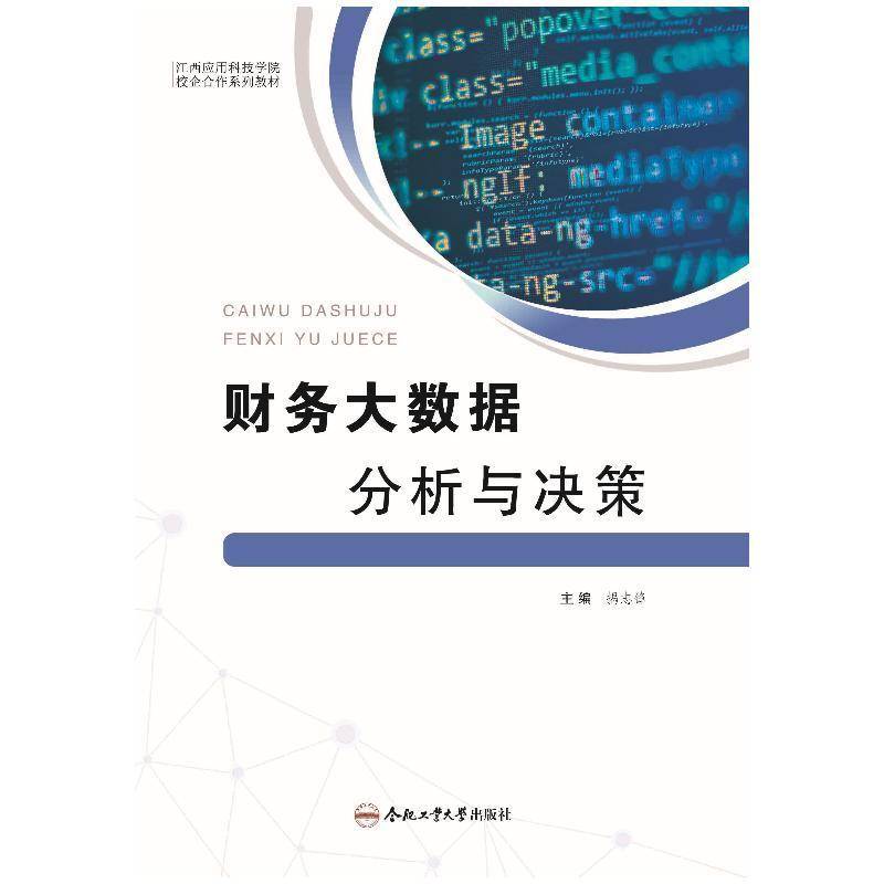 RT69包邮 财务大数据分析与决策合肥工业大学出版社管理图书书籍
