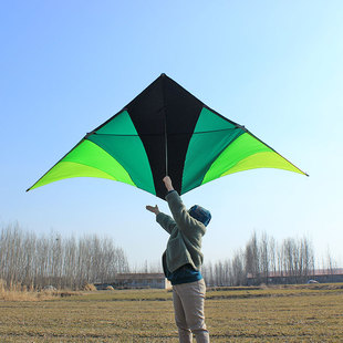 大草原風(fēng)箏王侉子品牌風(fēng)箏544傘布碳桿微風(fēng)大型成人高檔三角新款