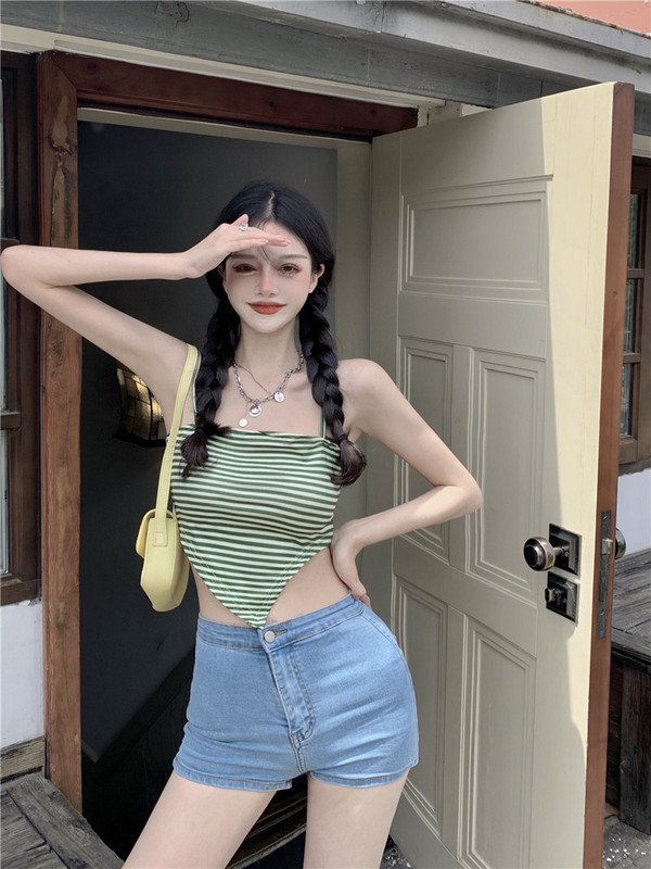 Real price real shot inverted triangle elastic sling vest