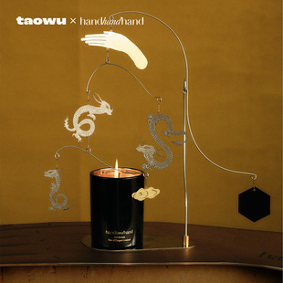 handhandhand龙年香薰蜡烛礼盒 2024艺术家限定节日送礼生日礼物