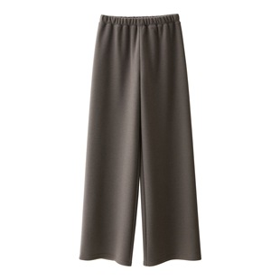 吸湿发热显瘦毛呢裤 德国拜耳德绒山羊绒真丝阔腿裤 店长推荐