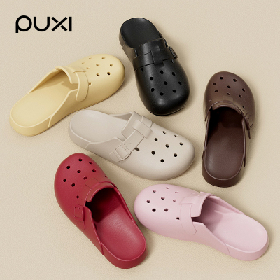 朴西包头博肯洞洞鞋女士夏季复古家居防滑可外穿eva情侣沙滩鞋男