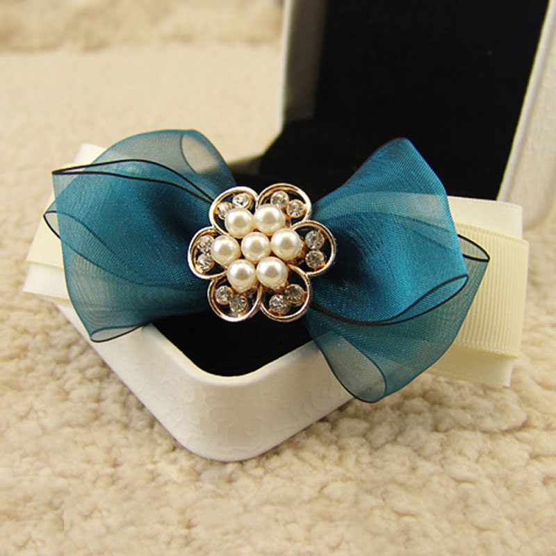 七彩格子头饰发夹 发饰 韩国布艺发卡蝴蝶结发夹饰品发饰发夹饰品