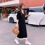 现货时尚套装蕾丝拼接2C512-P155-K218，女装套装/套裙，昱喆服饰