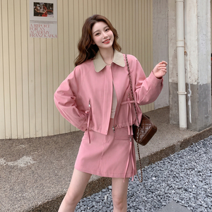 现货 粉色套装女时尚套装 2C512-7018-P190-K295图片 现货 粉色套装女时尚套装 2C512-7018-P190-K295图片