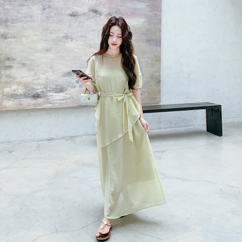 时尚套装两件套裙子套装女2C512-7215-P170-控278,女装套装/套裙,昱喆服饰