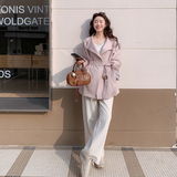 196现货2026春装风衣外套女7003新款P170控268，女装短外套，昱喆服饰