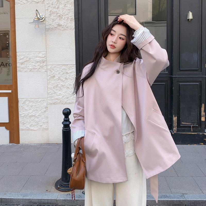 196现货2026春装风衣外套女7003新款P170控268，女装短外套，昱喆服饰