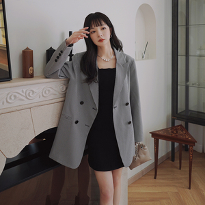 196现货 千鸟格西装外套女 G02 新款 P105 控158图片