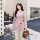 现货粉色外套女2C512-7003-P170-K268，女装短外套，昱喆服饰