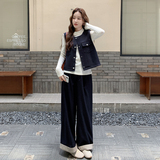现货2C512格子拼接时尚套装女三件套1118ZQ新款P195控288，商品下架区，昱喆服饰