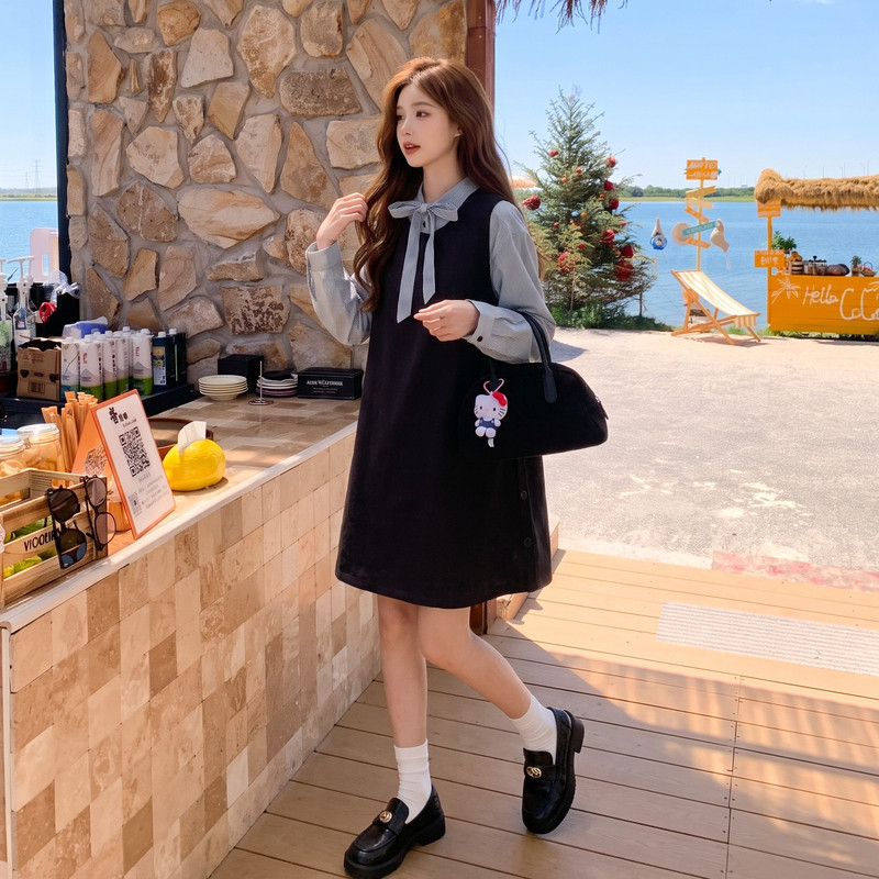 现货时尚套装连衣裙背心裙套装两件套2C512-802-P155-K218,女装套装/套裙,昱喆服饰