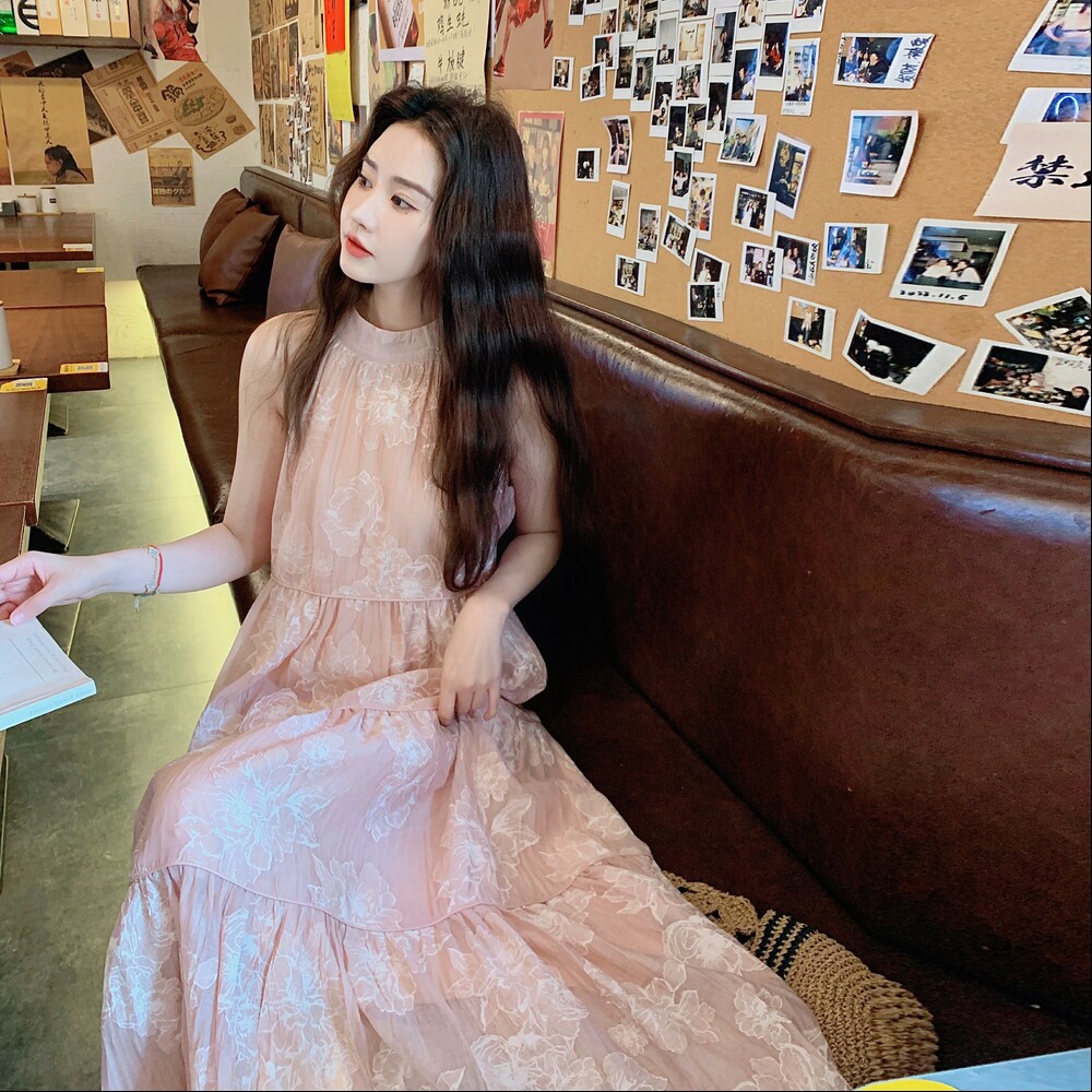 现货2C512春粉色连衣裙女裙子两件套1026新款P160控248,女装连衣裙,昱喆服饰