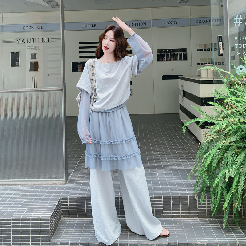 现货时尚套装两件套女2C512-7079-P175-控258，女装套装/套裙，昱喆服饰