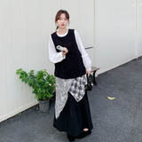 196现货时尚三件套套装裙7029新款P200控308，女装套装/套裙，昱喆服饰