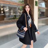 现货黑色休闲外套2C512-7001-P185-288，女装短外套，昱喆服饰