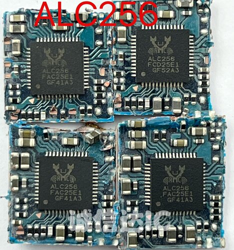 ALC256-CG Z8 封装QFN48 音频编解码器 TX9声卡 剪板 现货可直拍