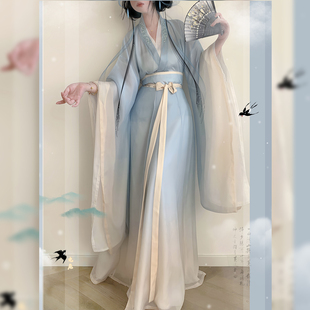 秀琼阁原创【青隐】新款南北朝魏晋风汉服绣花中国风八破裙春夏