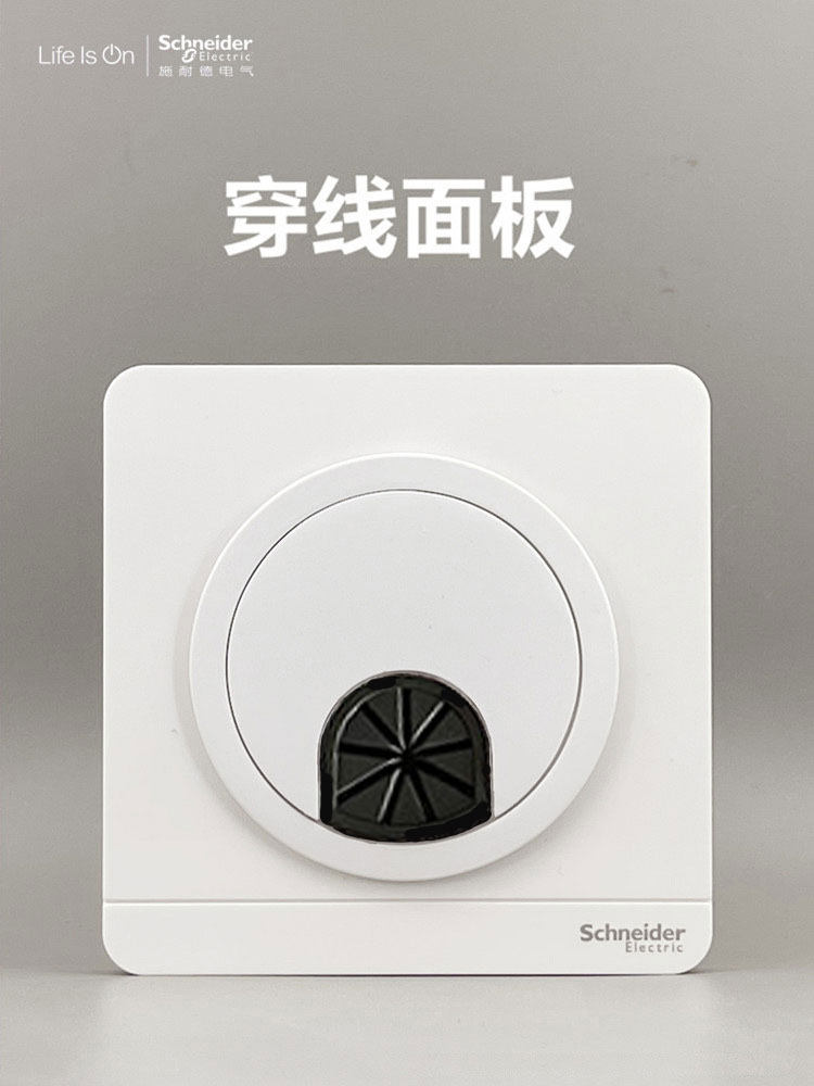 施耐德绎尚光纤穿线面板电视