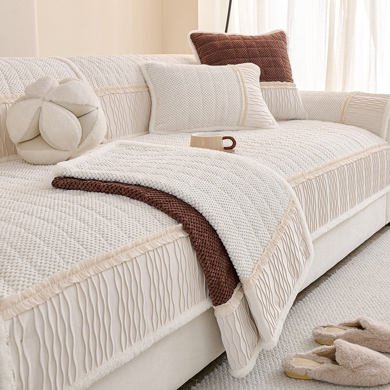 灯芯绒沙发垫2025冬季新款毛绒坐垫子盖布巾直排防滑加厚沙发套罩,居家布艺,沙发垫,淘宝优惠券,粉丝福利购,淘宝优惠卷