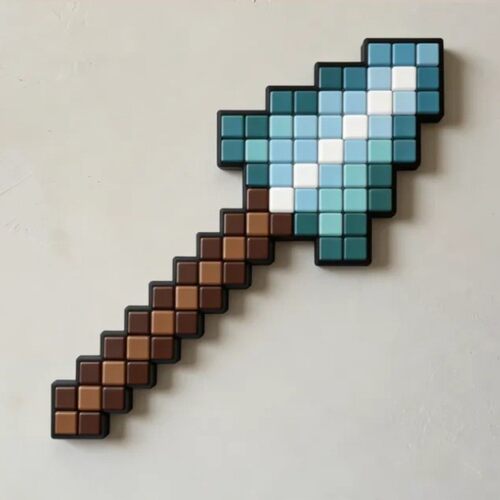 Minecraf我的世界道具剑镐塑料变形钻石剑二合一儿童玩具武器模型