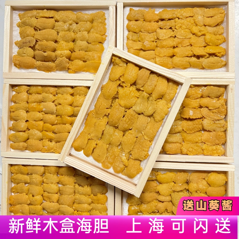 大连海胆现剥马粪胆黄金胆紫胆鲜活冰鲜即食刺身日料生鲜水产包邮