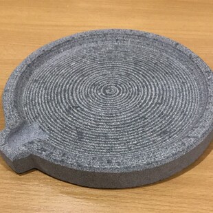 家用石磨盘青石手工老式羚羊角研磨器磨羚L羊角专用器研磨羚羊角