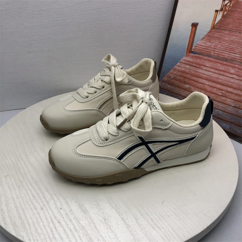 撤柜断码处理女鞋2026春季新款时尚系带休闲运动平底小白鞋德训鞋,女鞋,德训鞋,淘宝优惠券,粉丝福利购,淘宝优惠卷