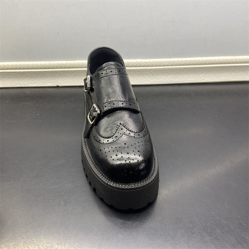 撤柜断码女鞋2026春季新款时尚英伦风双扣带厚底一脚蹬百搭小皮鞋,女鞋,牛津鞋/布洛克鞋/德比鞋,淘宝优惠券,粉丝福利购,淘宝优惠卷