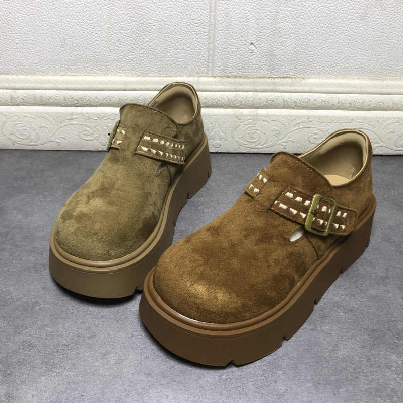 撤柜断码处理女鞋2025春季新款时尚复古厚底松糕百搭休闲勃肯鞋女,女鞋,勃肯鞋/软木鞋,淘宝优惠券,粉丝福利购,淘宝优惠卷