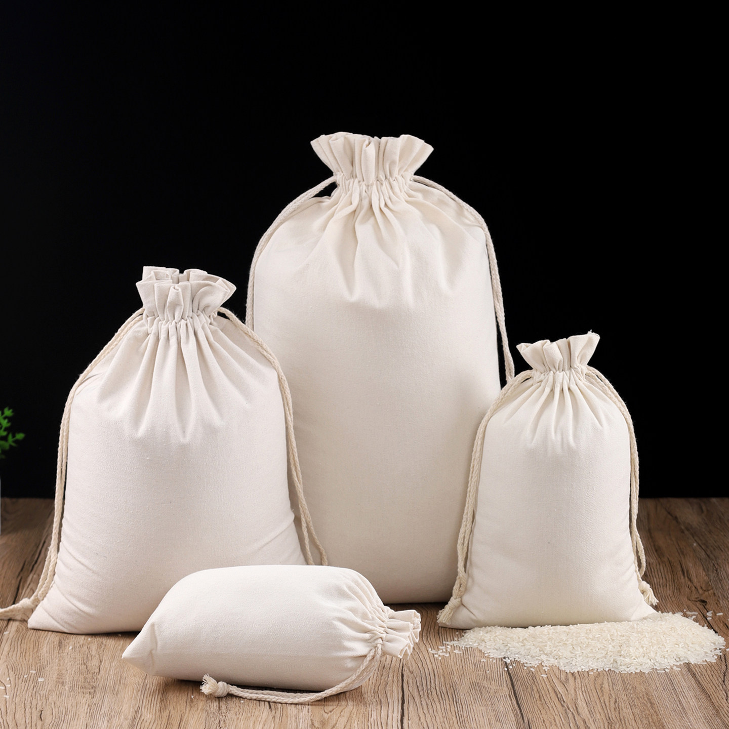 环保大米面粉帆布袋纯棉布袋可过滤米浆大容量包陈皮沙土检测袋子