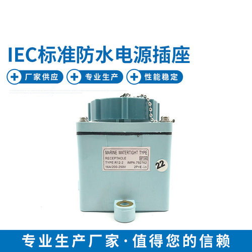 船用电源R12-2/3RSIL2-3防水792761/792767单双插座250V440V16A