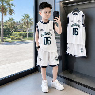 儿童篮球服套装男童定制训练营运动速干中小学生专业训练比赛球衣