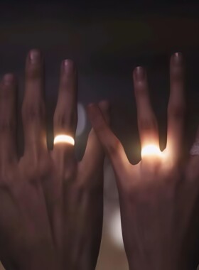 写故事的人|汪苏泷宋雨琦mv同款光影戒指幻彩透明素戒情侣对戒