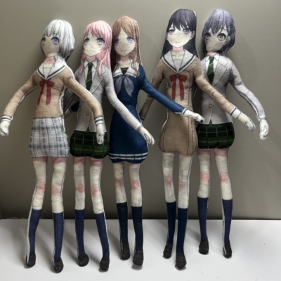 mygo老鼠干玩偶抽象娃娃有骨铁丝周边扭动千早爱音要乐奈礼物h