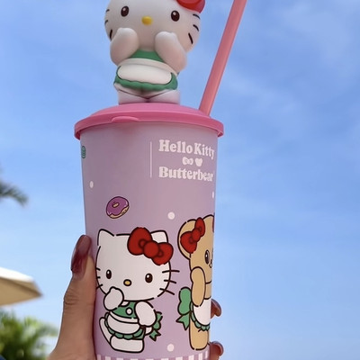 夏天饮料杯泰国Kitty猫杯