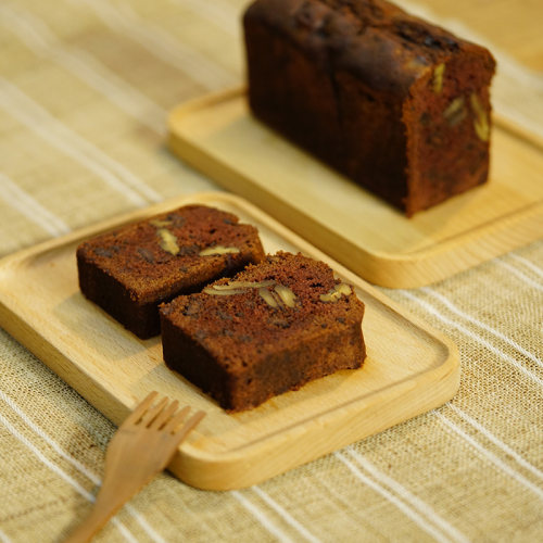 巧克力碧根果磅蛋糕  法国发酵黄油手作下午茶点心[汤爸爸烘焙] - 封面