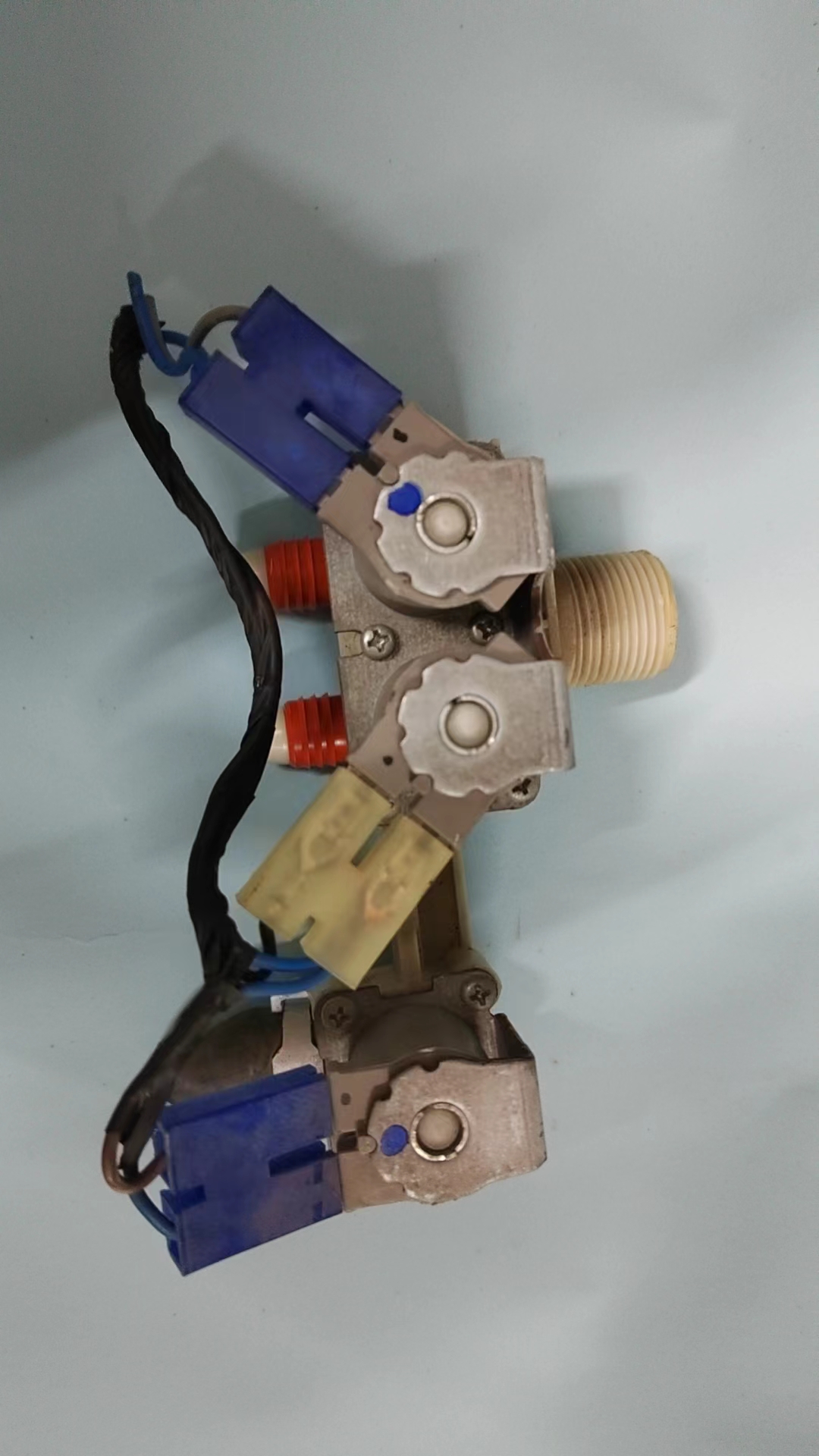 原装LG洗衣机进水阀一进三 XQB105-V3D XQB95-V31FD AJU72912202.