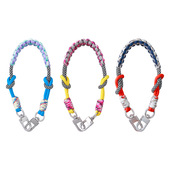 手工编织撞色混搭手机挂绳 可调节手腕带男女运动旅行防丢手机链