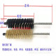 管道刷源头厂家去毛刺除锈枪刷尼龙丝钢丝磨料丝烟囤刷孔刷