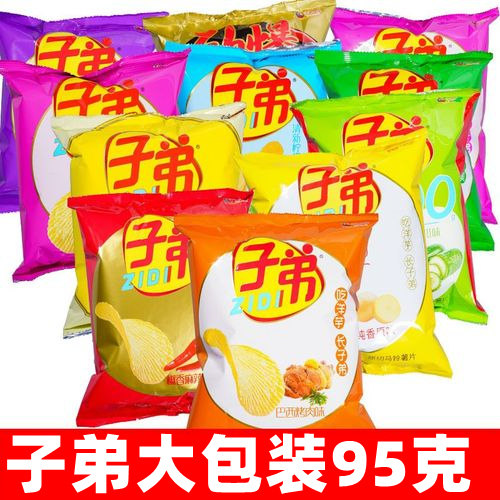 超大包云南土豆片子弟薯片零食图片