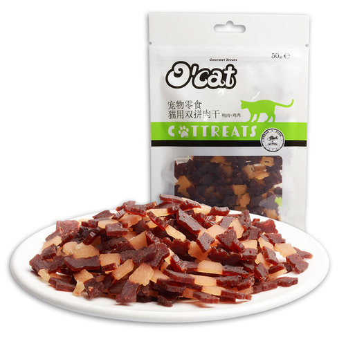 猫咪肉干薄片零食鸡肉鸭肉三文鱼