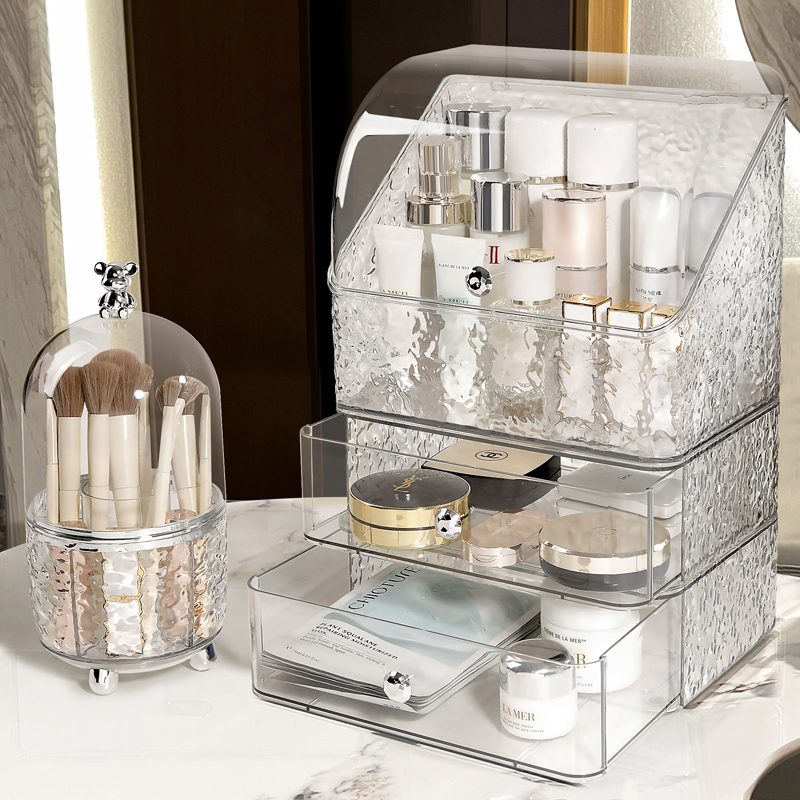 化妆品收纳盒轻奢护肤品置物架