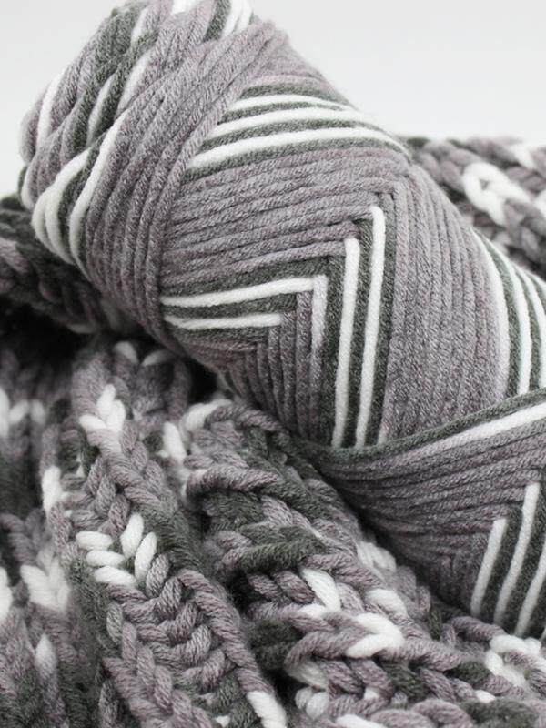 LOVERS COTTON HANDMADE DIY WEAVING TO SEND BOYFRIEND FEMALE SELF-WOVEN SCARF WOOLEN BALL THICK THREAD BALL HAND-WOVEN MILK COTTON 8 EIGHT STRANDS
