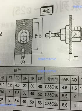 C85系列法兰C85F10  C85F16   C85F25